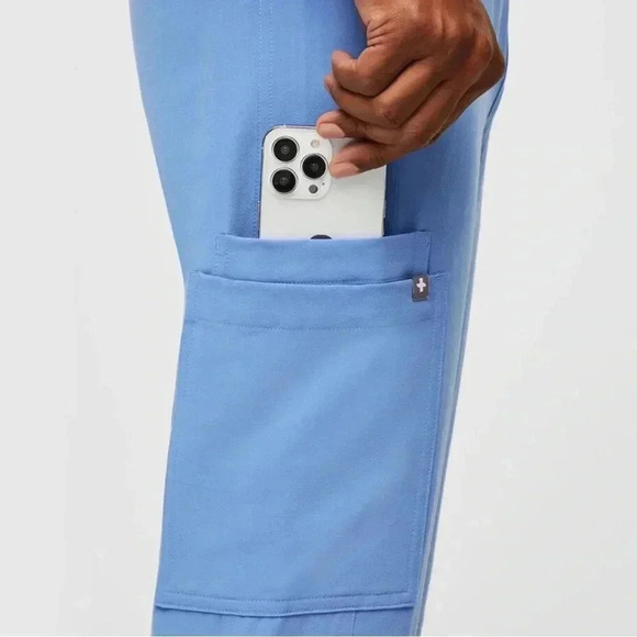 FIGS Axim Cargo Scrub Pants Sz M Tall - Picture 11 of 13